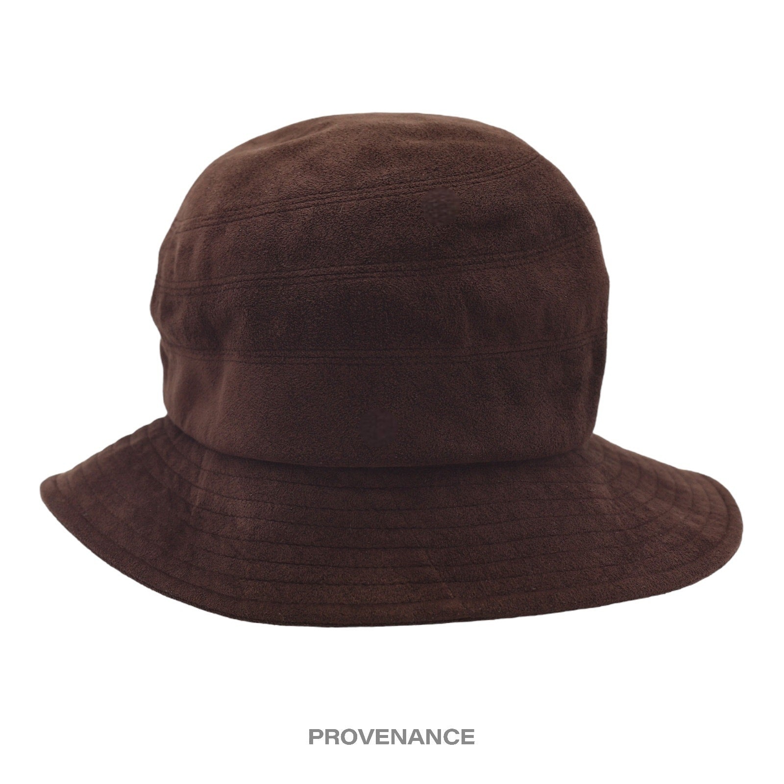 ? Givenchy Logo Notch Bucket Hat - Chocolate Microsuede Givenchy Givenchy Logo Notch Bucket Hat - Chocolate  main image 2