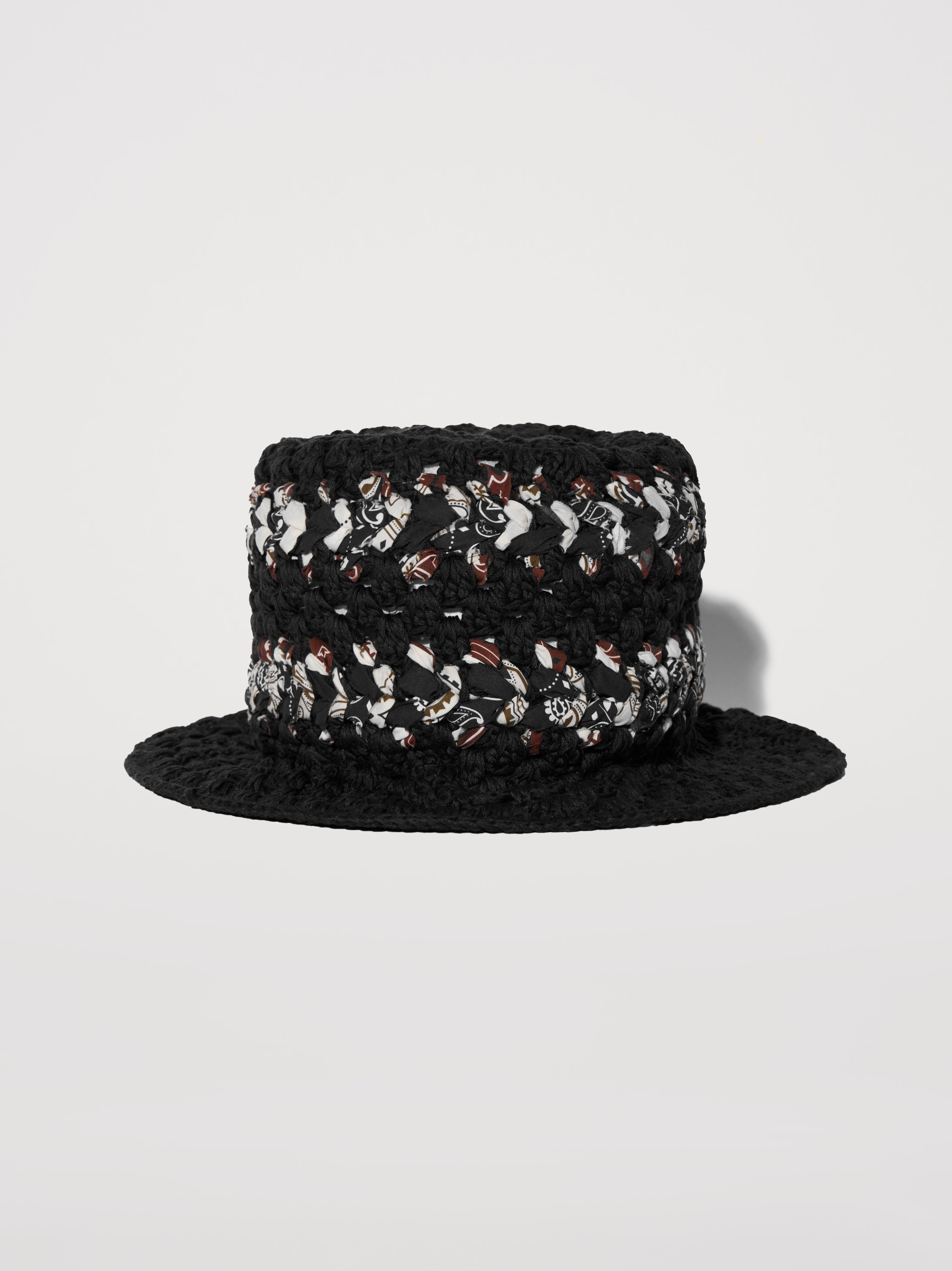 CROCHET BANDANA BUCKET HAT - 2