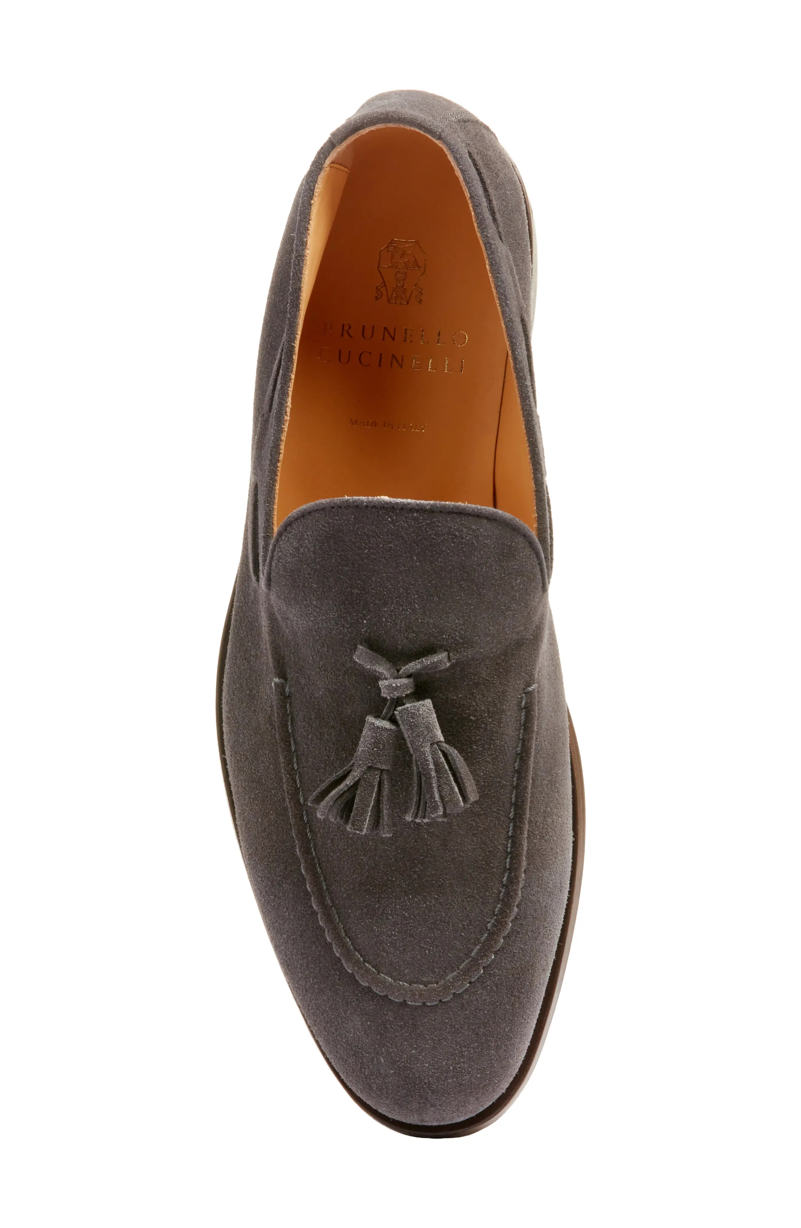 Tassel Detail Suede Loafer - 5