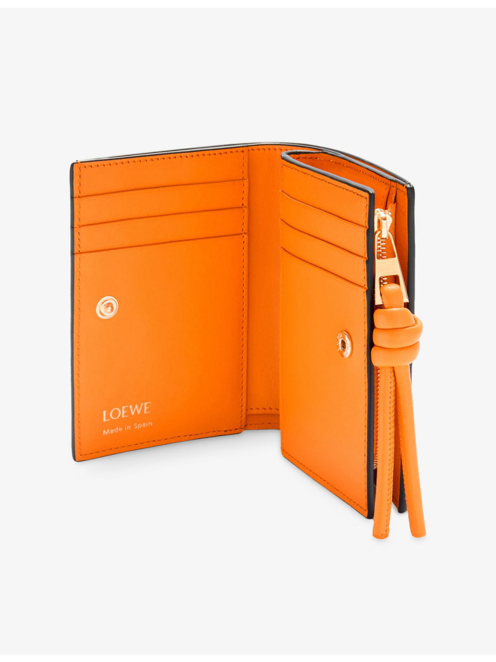 Knot Compact Leather Wallet - 4