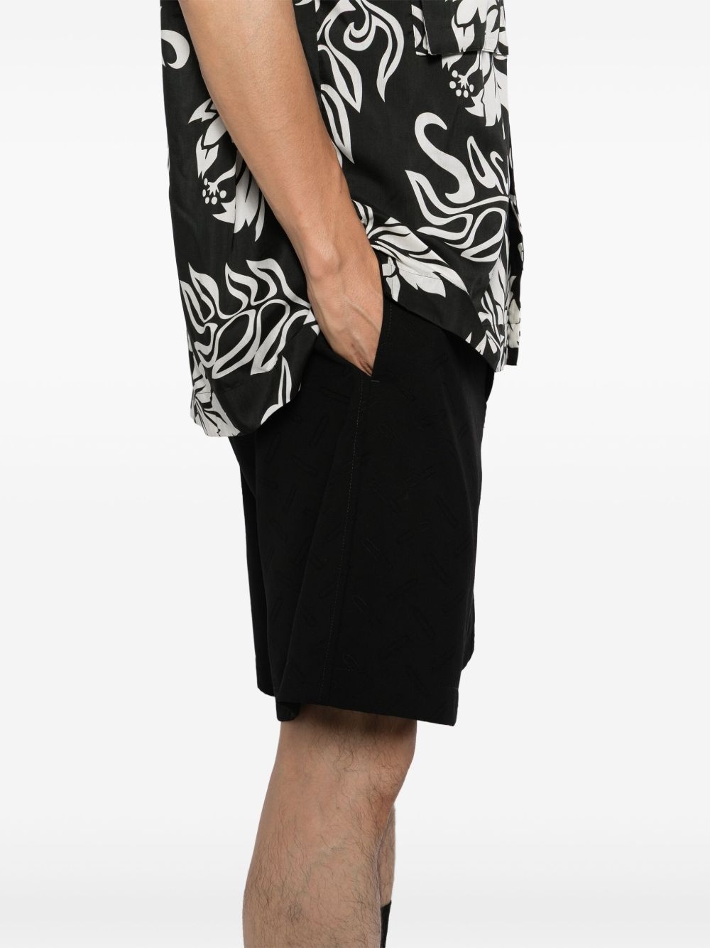 confetti-embroidered shorts - 5