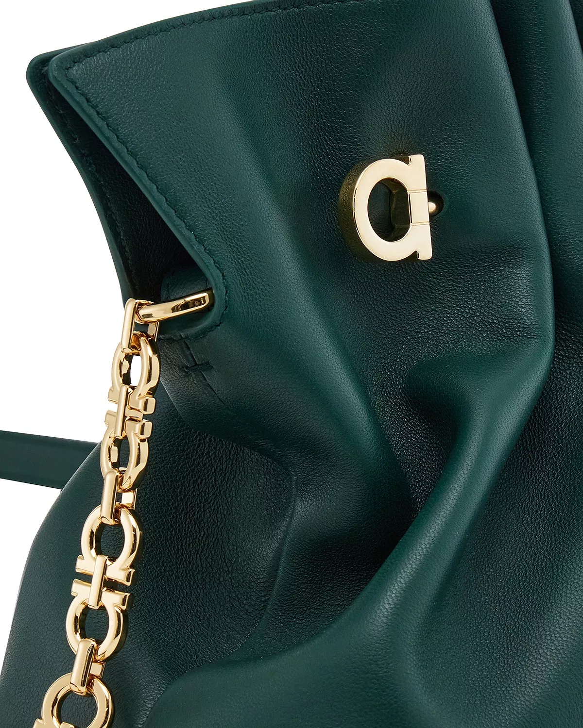 Soft Leather Shoulder Bag - 9