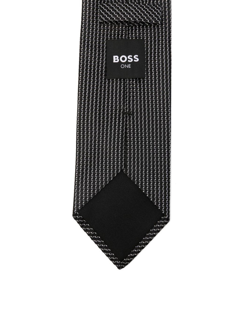 BOSS patterned silk tie outlook