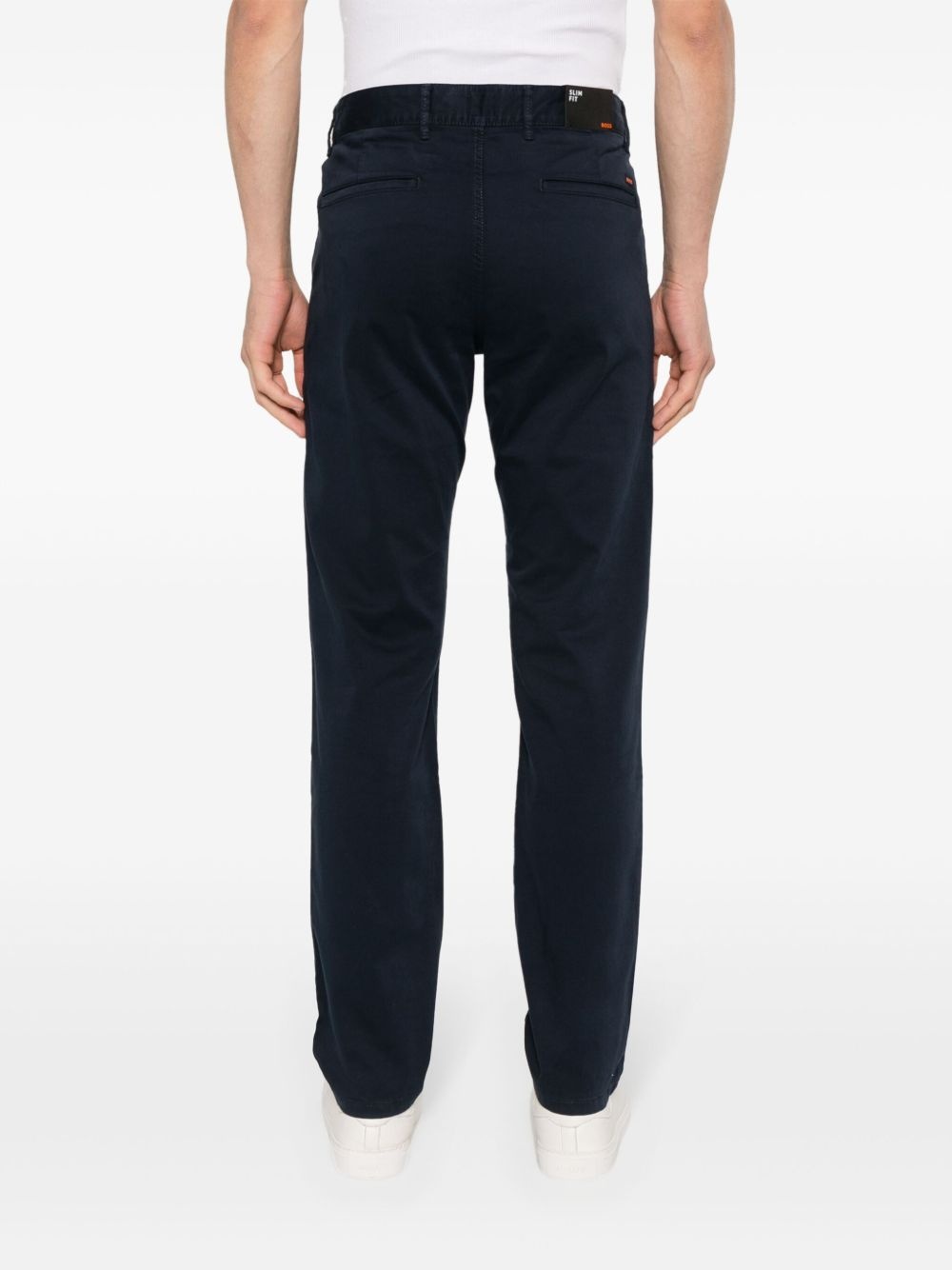 slim-fit cotton chinos - 4