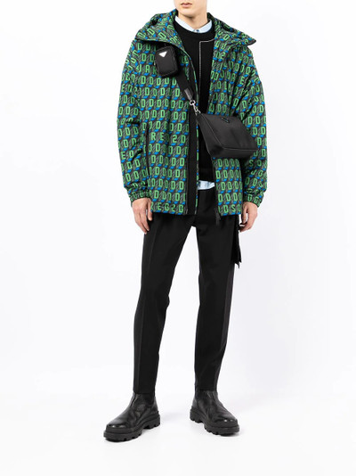 DSQUARED2 monogram-print sports jacket outlook