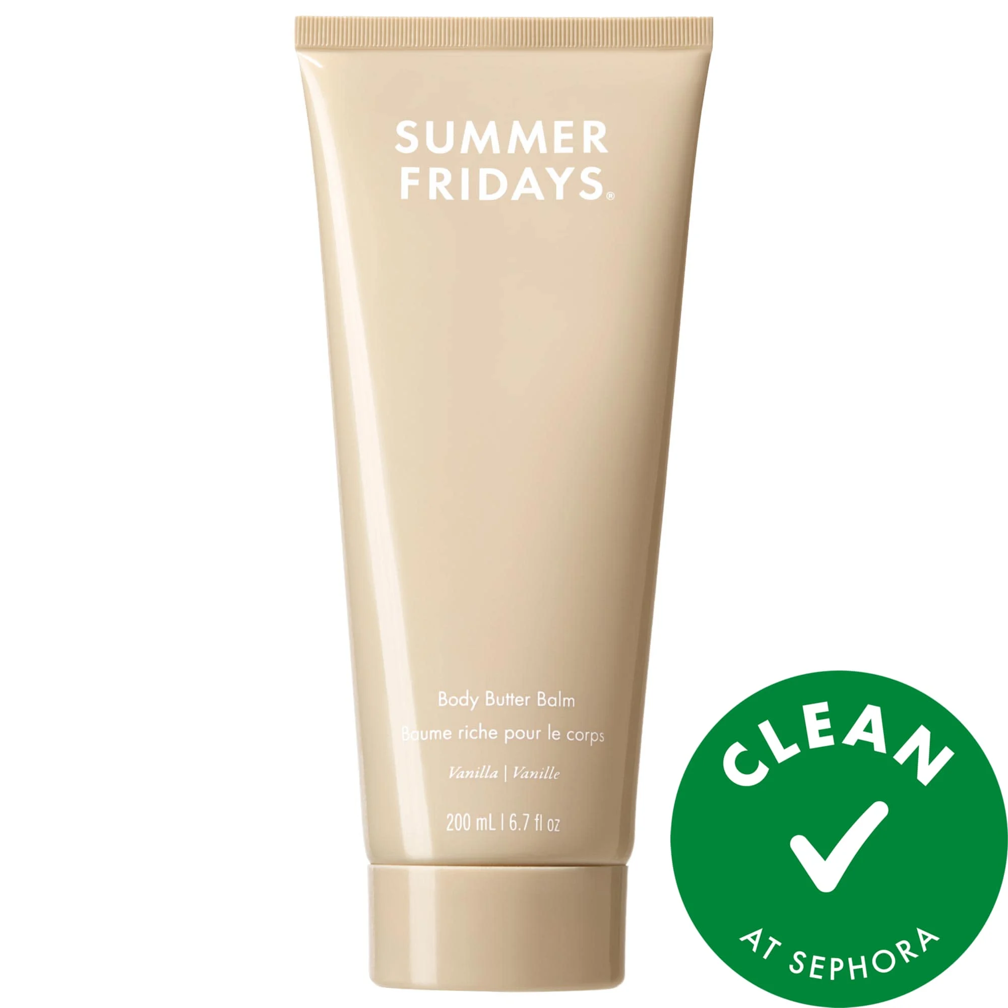 Body Butter Balm Vanilla - Rich Body Cream with Hyaluronic Acid - 1