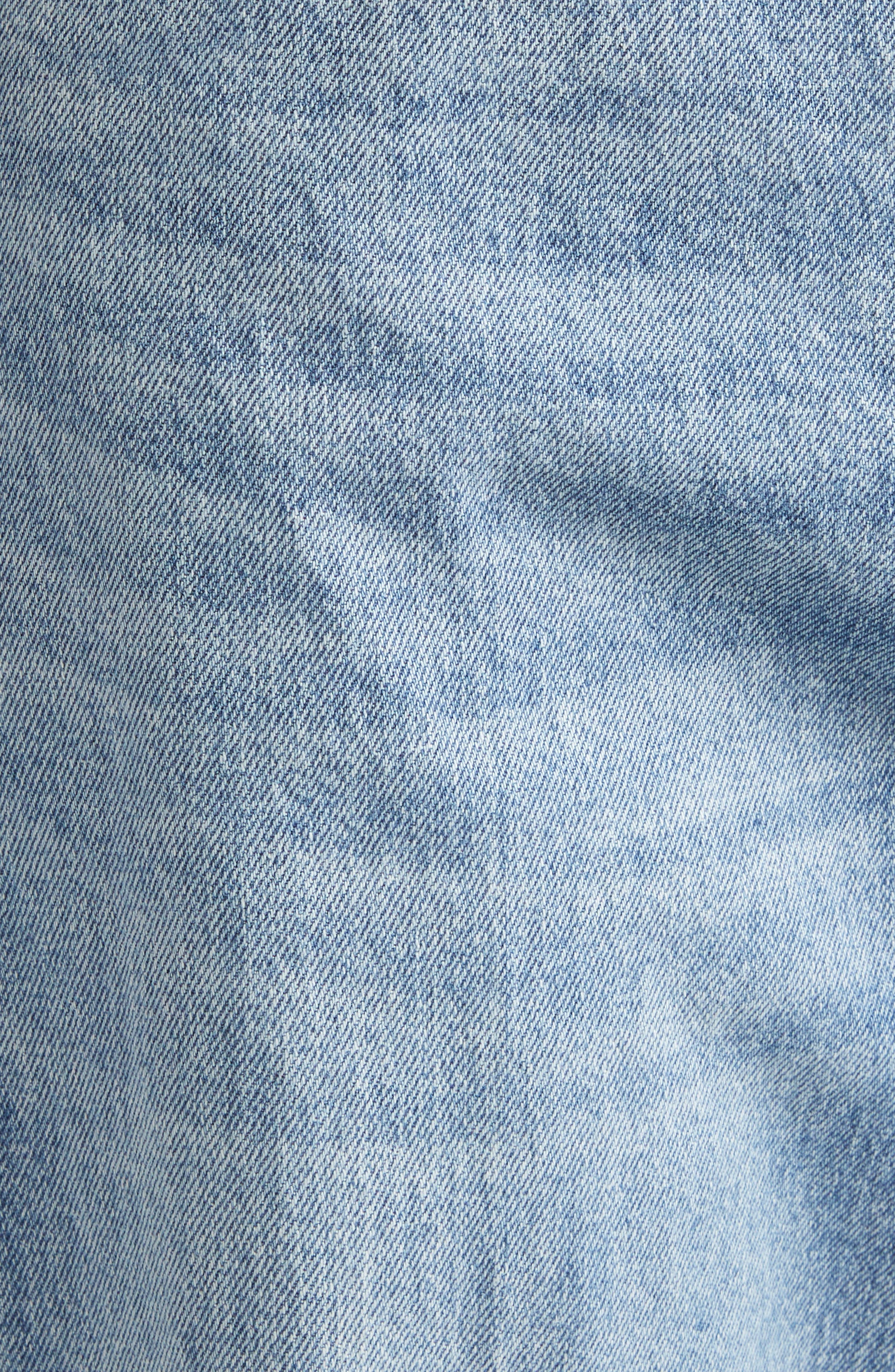Zimmermann High Waist Flare Jeans in Dawn Blue at Nordstrom - 7