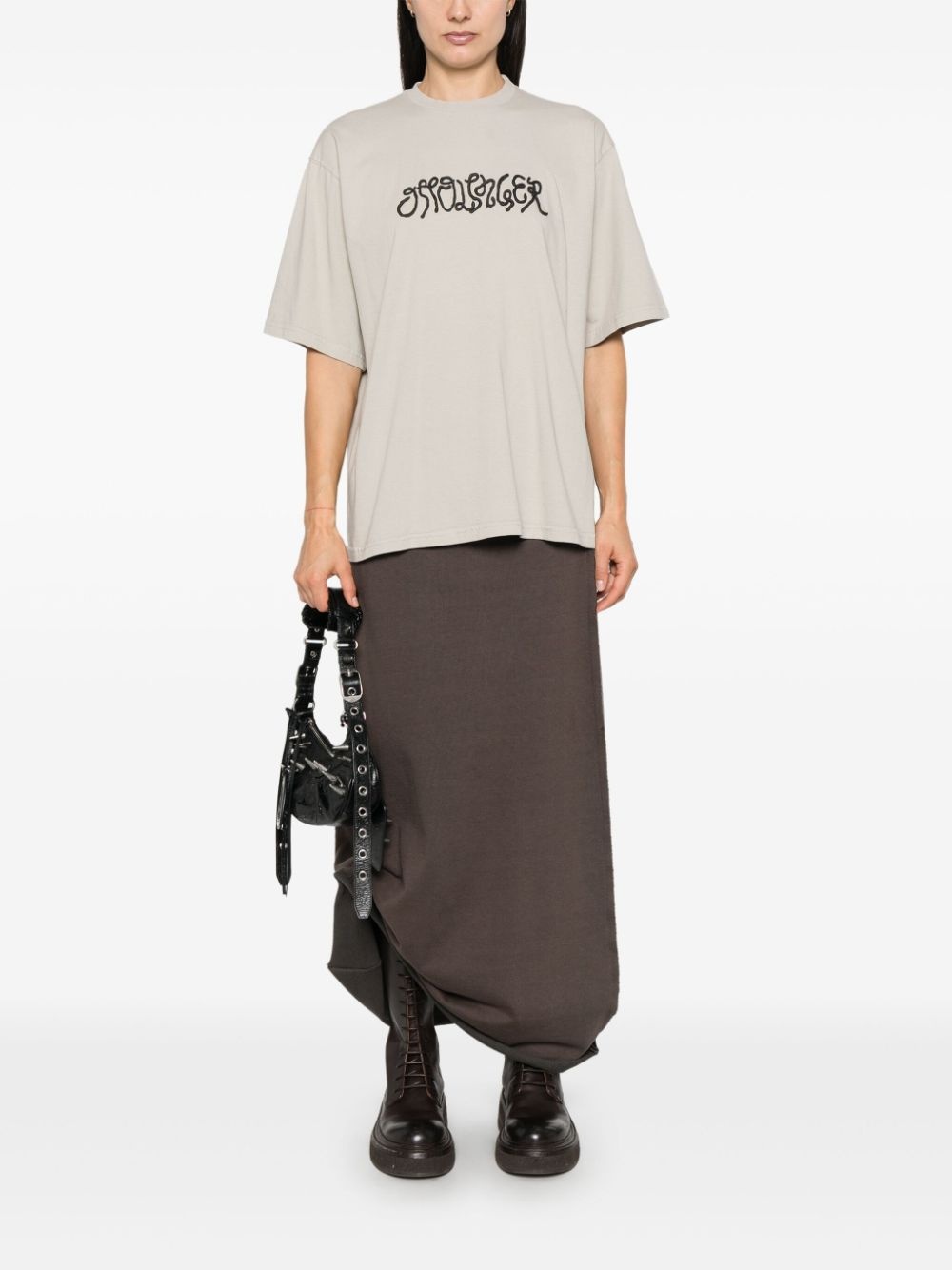 embossed-logo T-shirt - 2