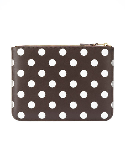 Comme Des Garçons polka dot print pouch wallet outlook