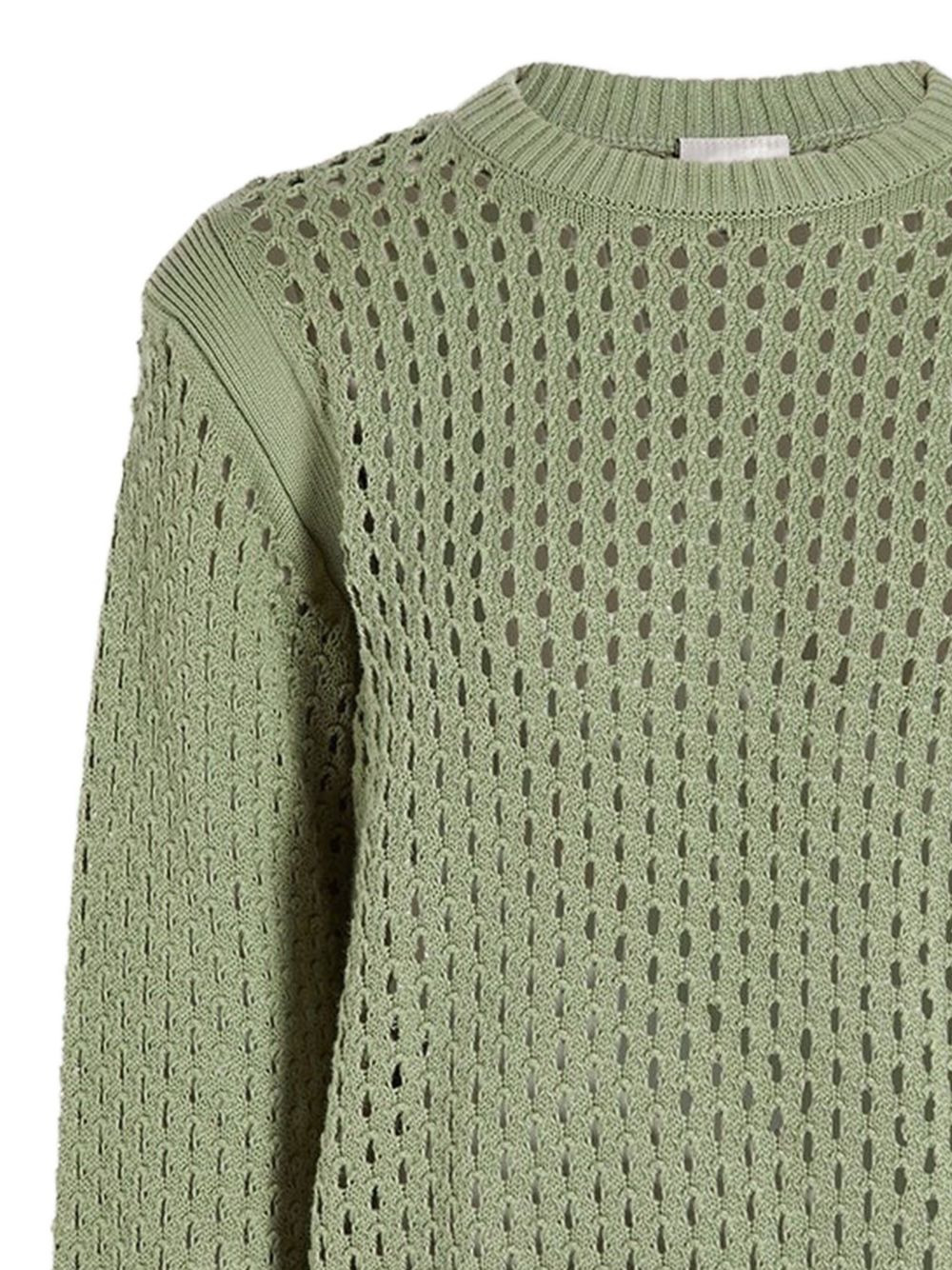 Hains open-knit crew-neck sweater - 2