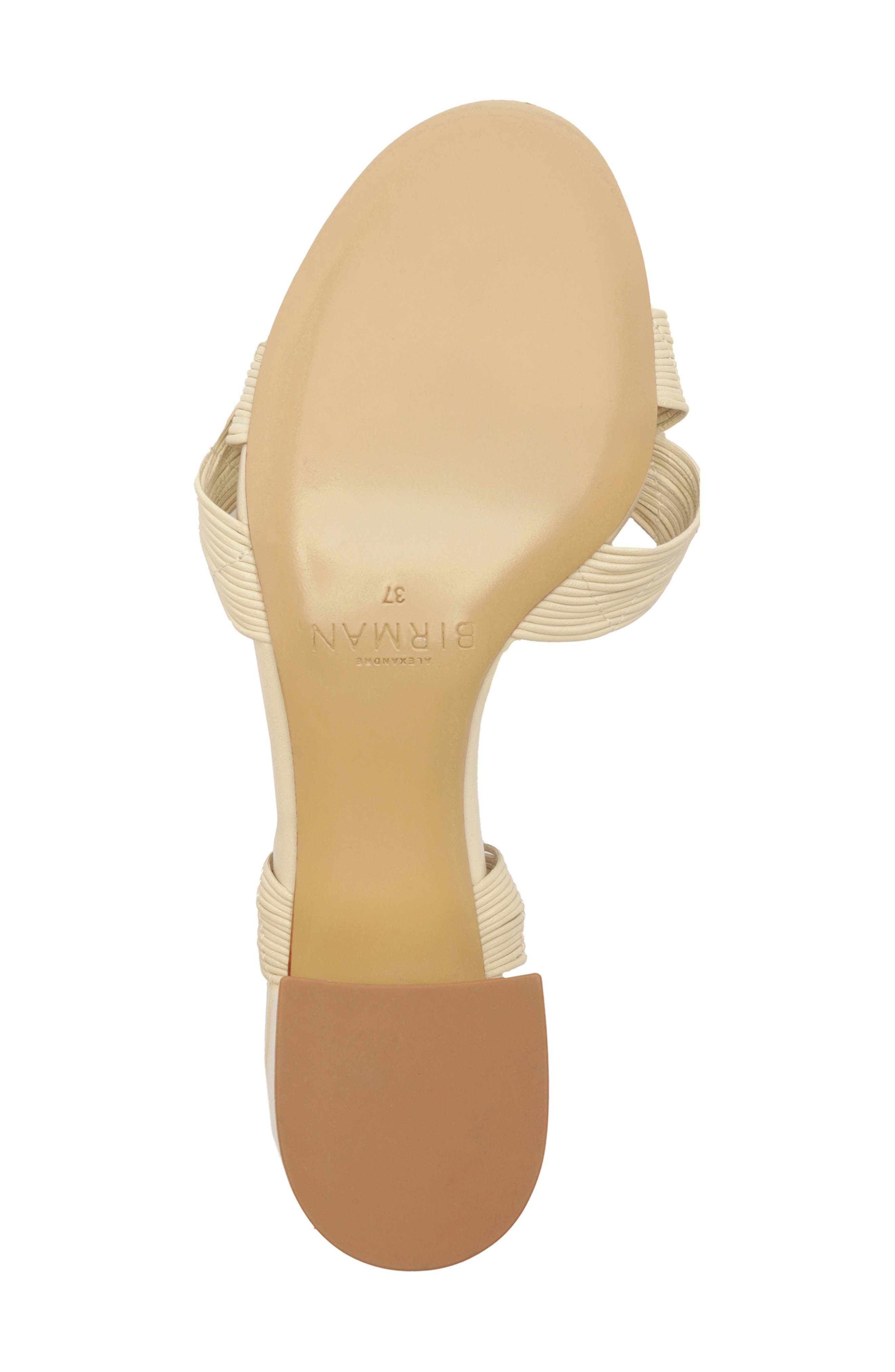 Alexandre Birman Olga Block Heel Sandal in Eggshell at Nordstrom - 6