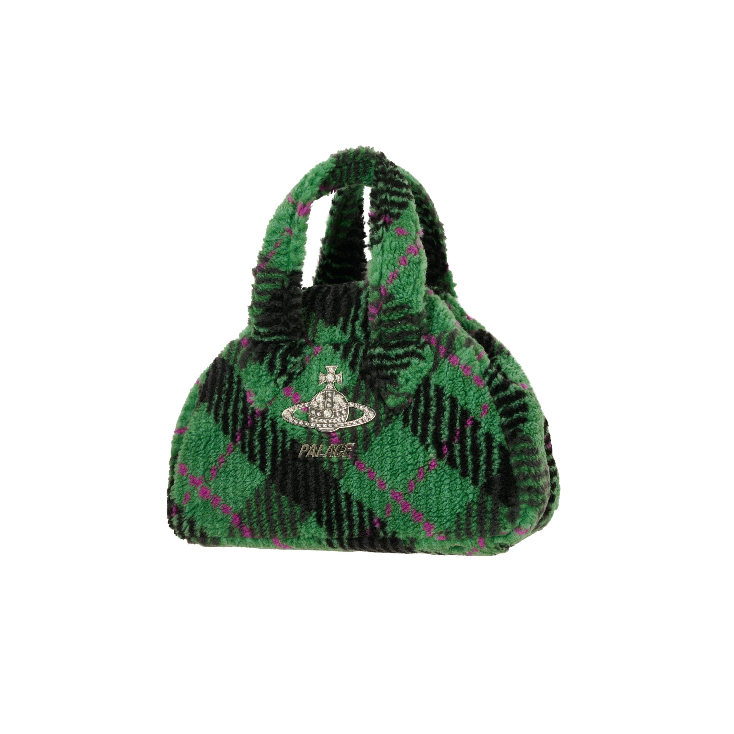 PALACE VIVIENNE WESTWOOD BOWLING BAG GREEN TARTAN - 2