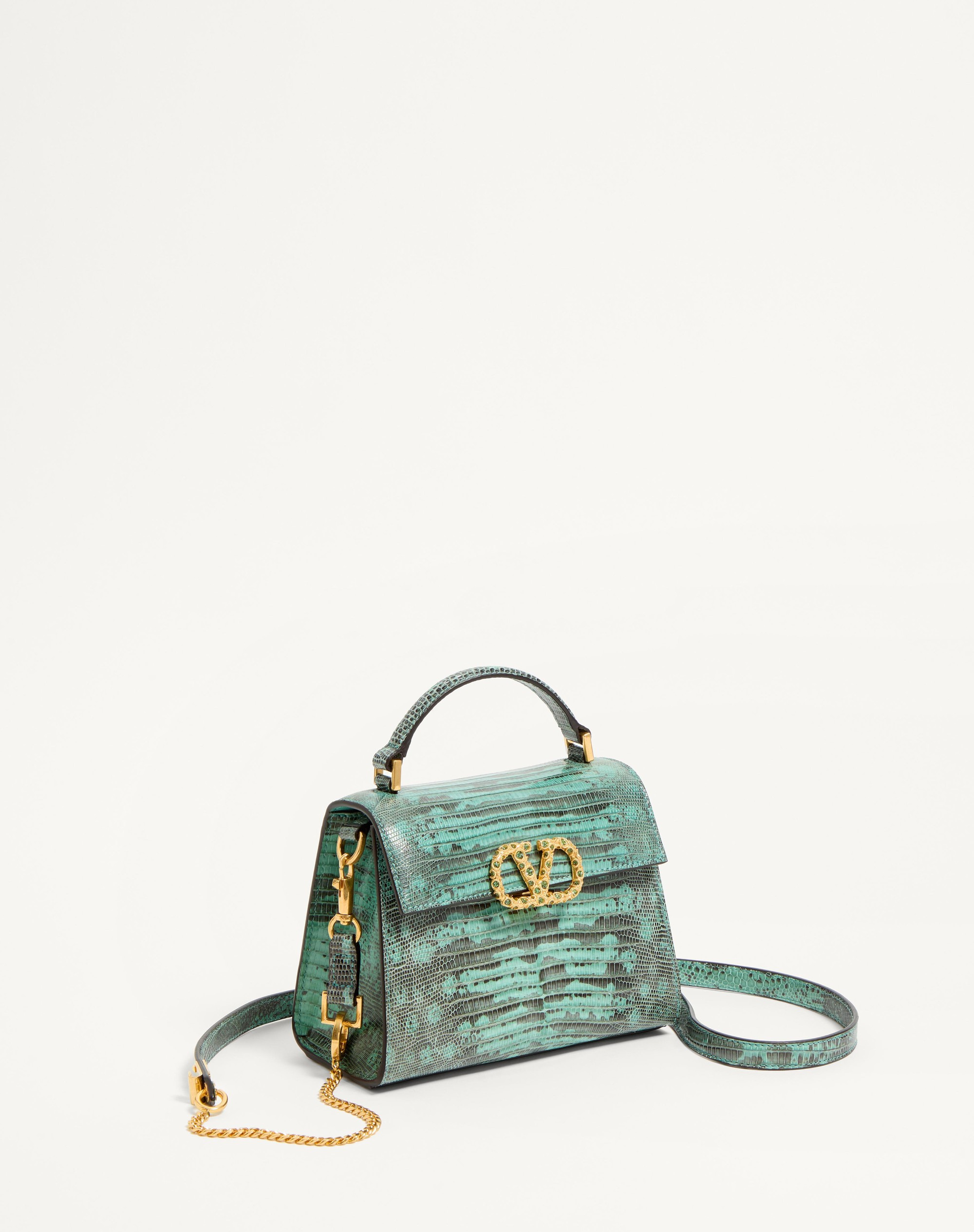 VALENTINO GARAVANI VSLING MINI HANDBAG IN TEJUS WITH JEWEL LOGO - 3