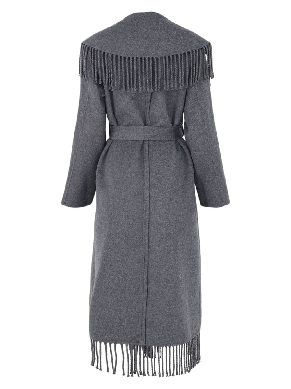 Carrie fringe-detailing coat - 2