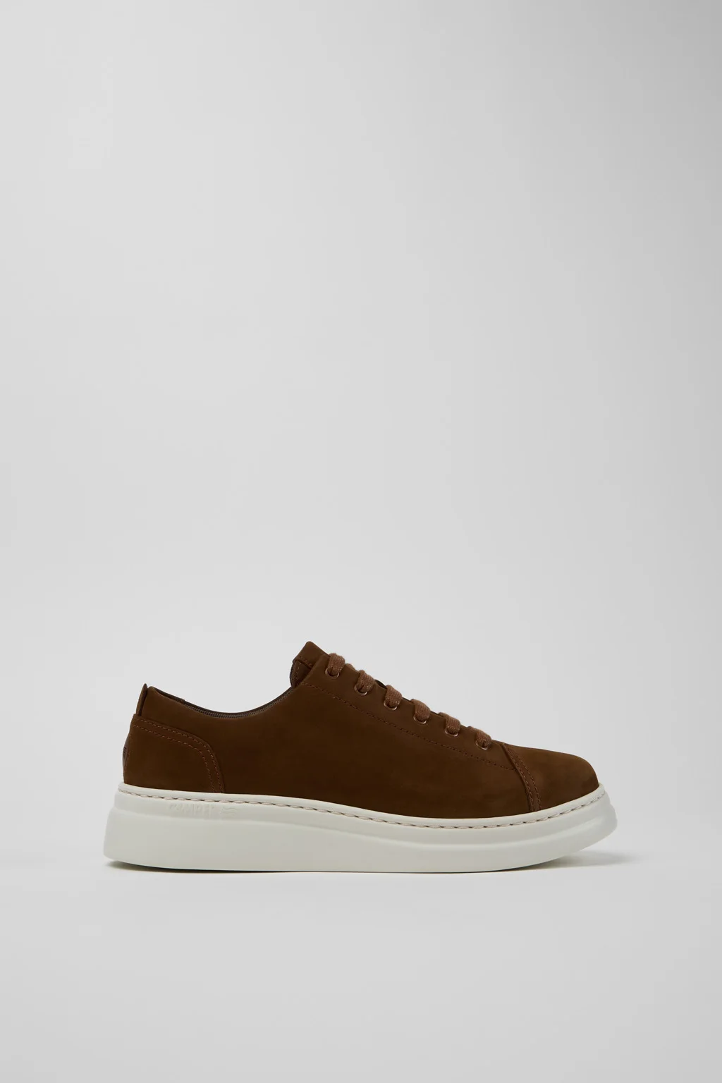 Runner Up Brown Nubuck Sneakers for Women. - 1