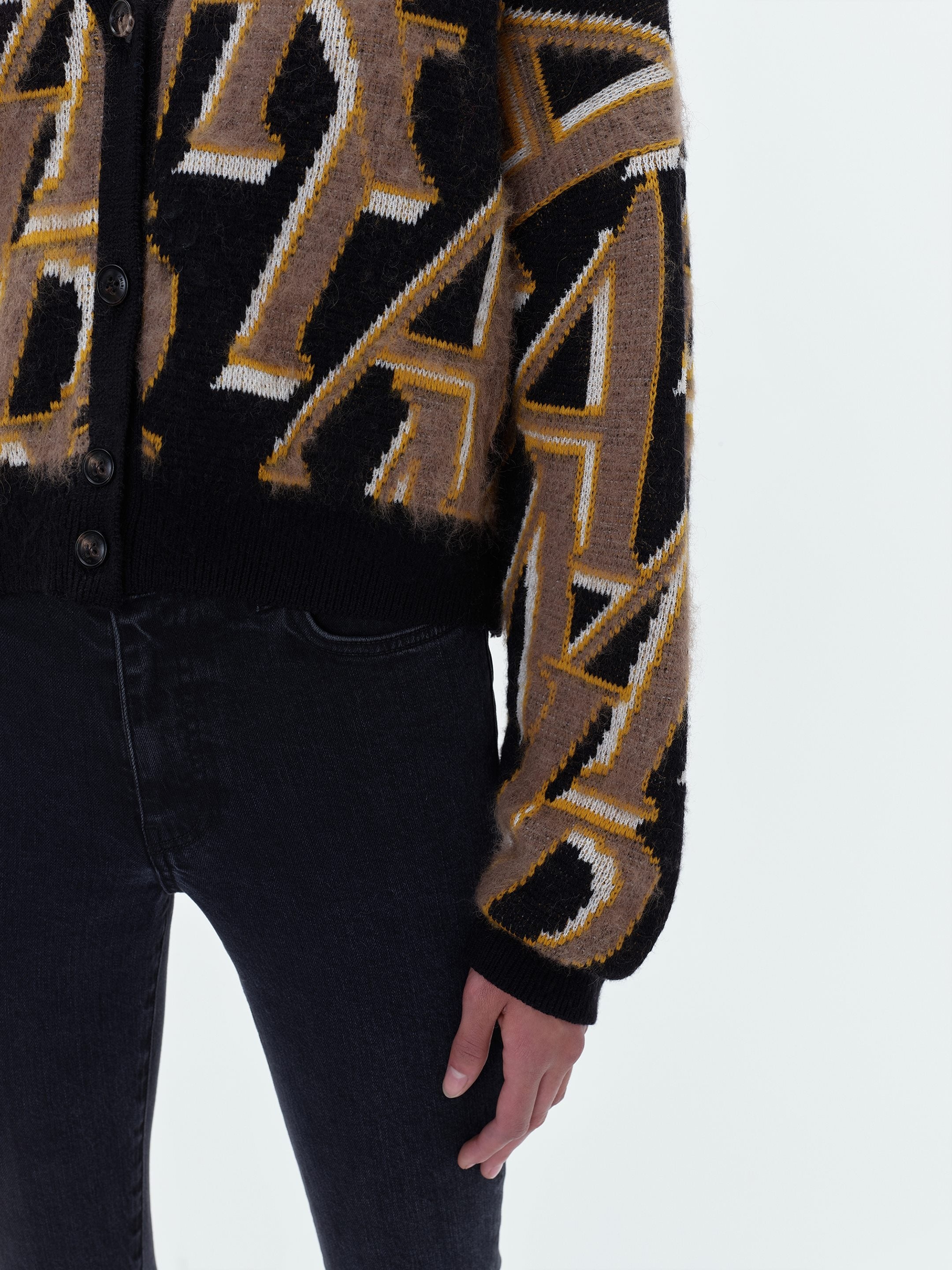AMIRI REPEAT CARDIGAN - 7