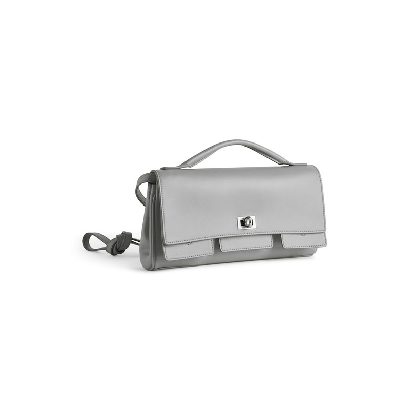 Women's Bel Air Clutch On Strap Small  in Cloud Grey 2