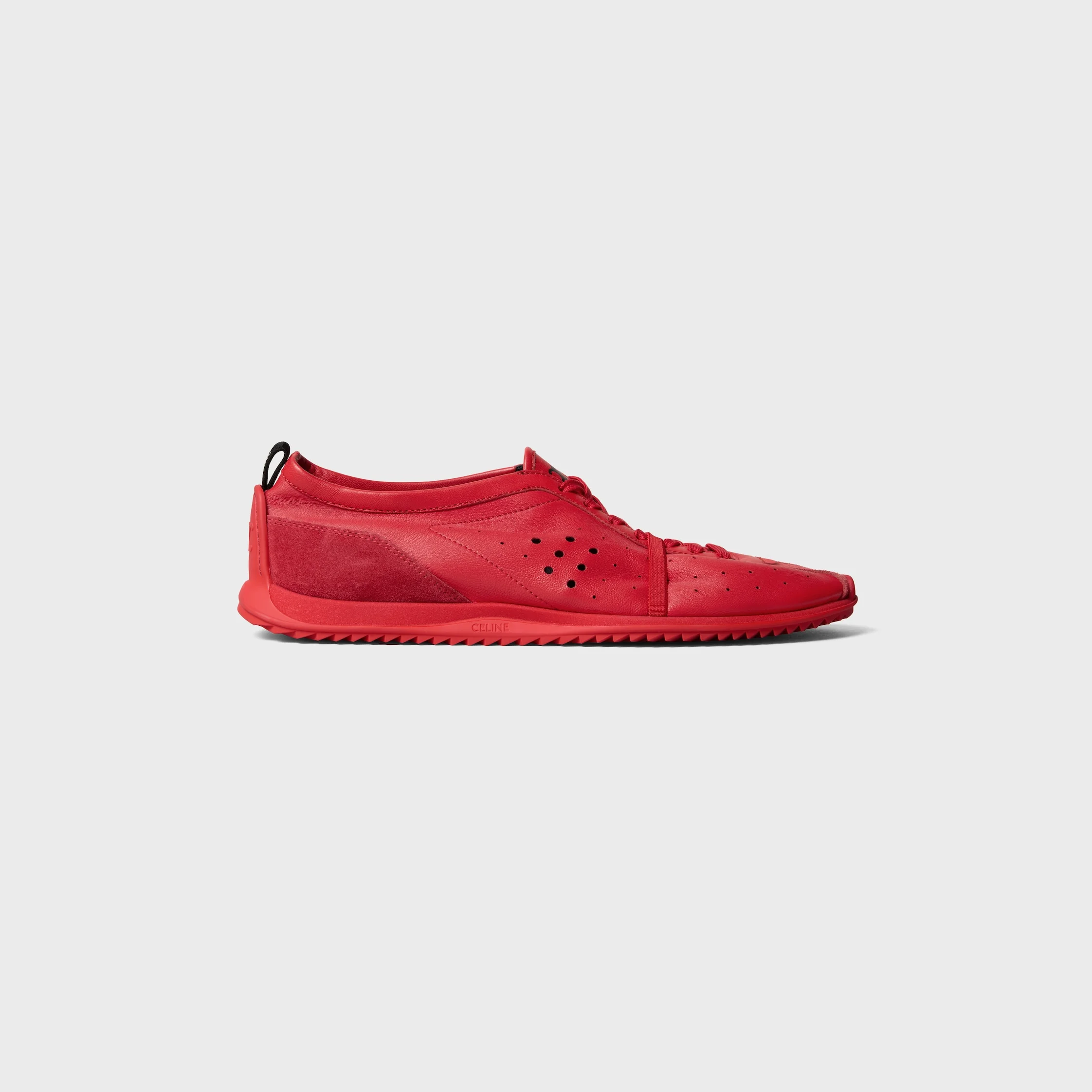 SOFT SNEAKER IN STRETCH LAMBSKIN, SUEDE CALFSKIN AND LAMBSKIN - 1