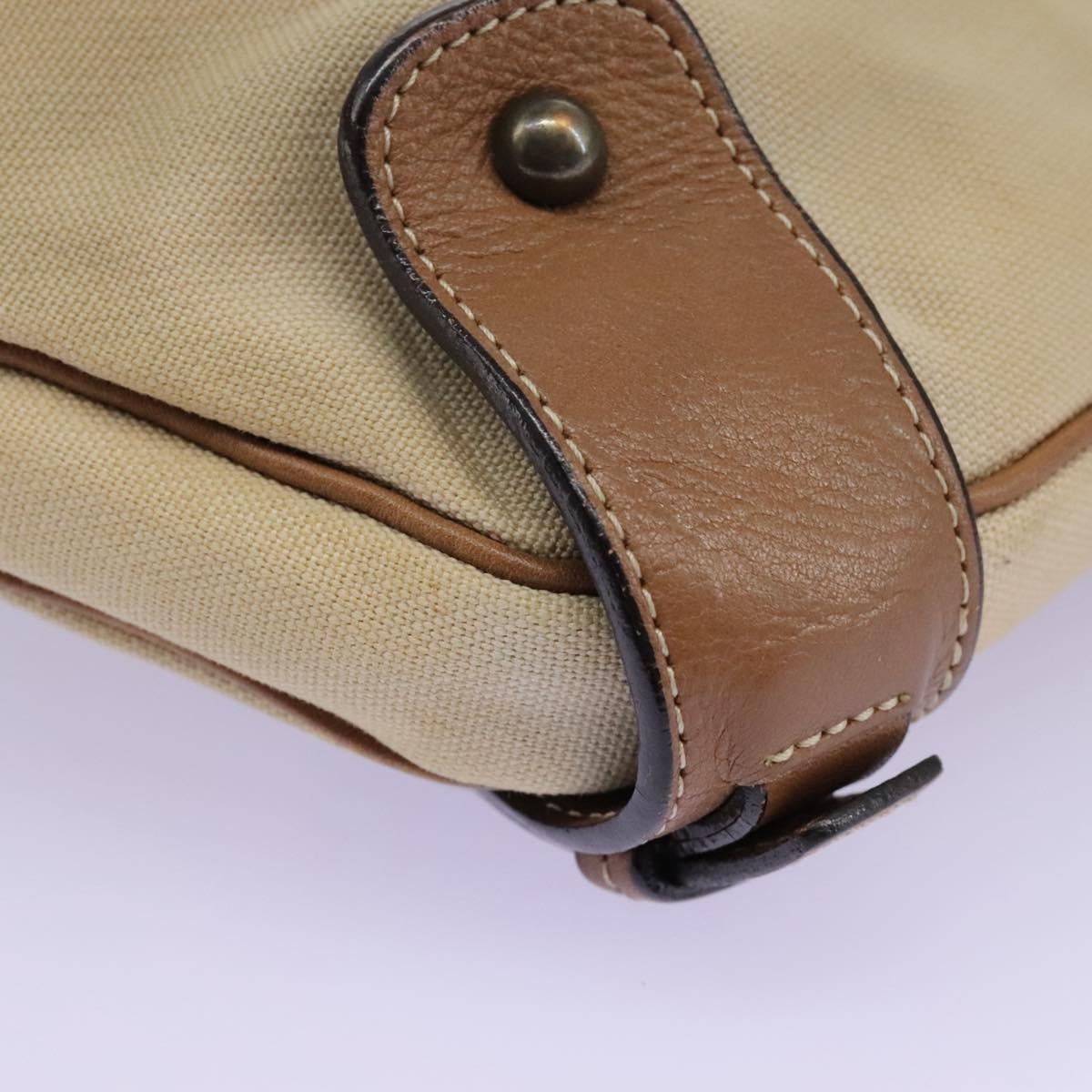 Burberry Blue Label Shoulder Bag Canvas Leather Beige - 15