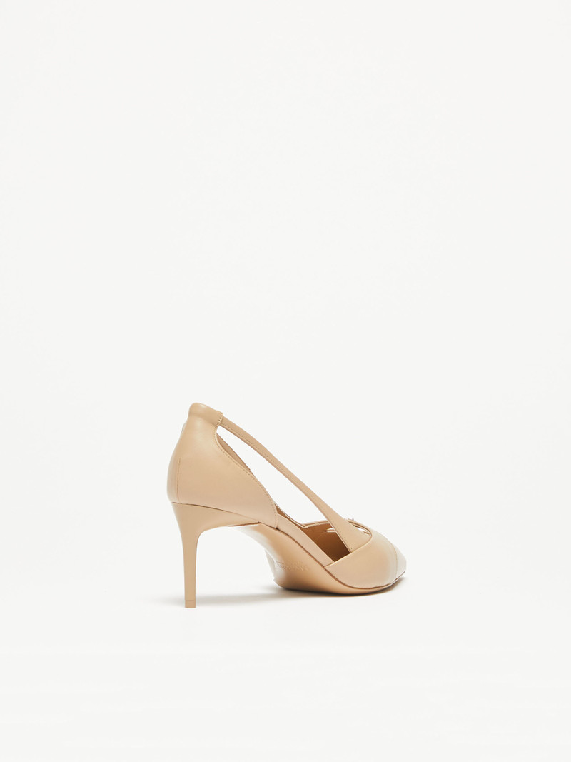 PAULA Nappa-leather court shoes 3