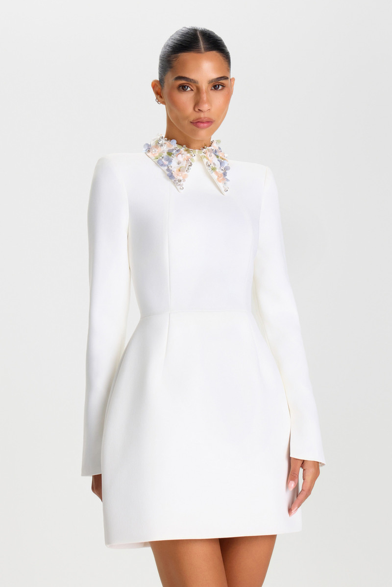NADINE MERABI Alisha White Dress outlook