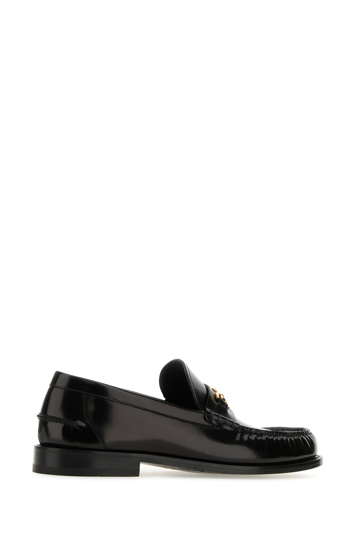Black leather Medusa '95 loafers - 3