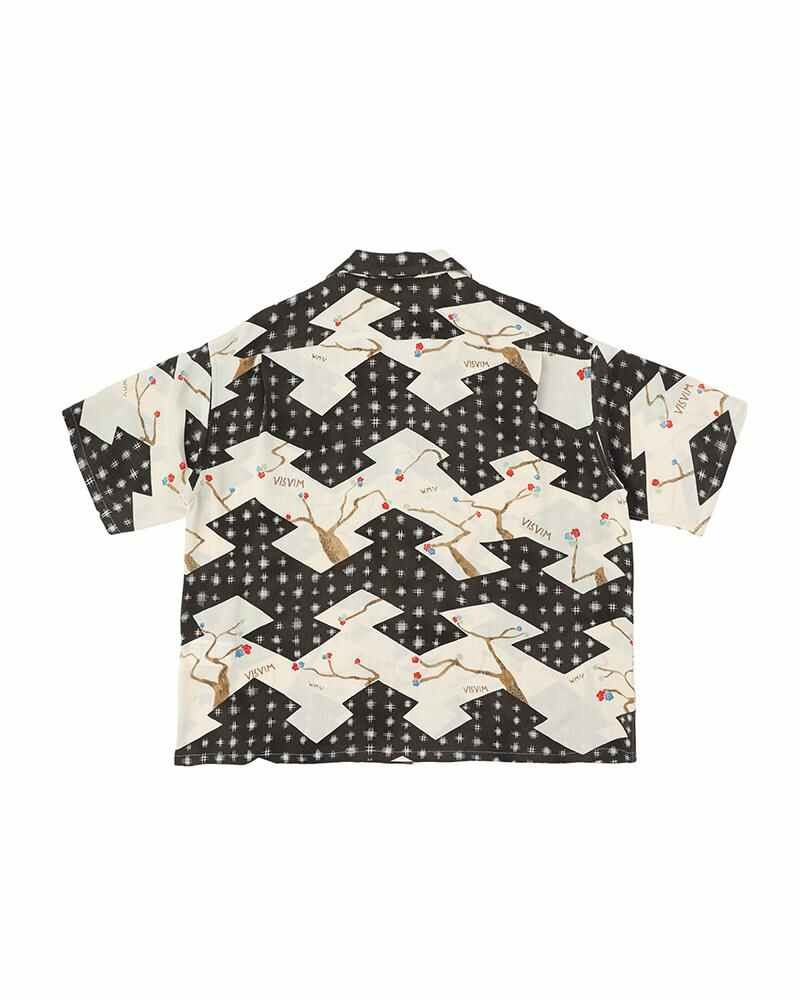 visvim CROSBY SHIRT S/S (SILK) BLACK outlook