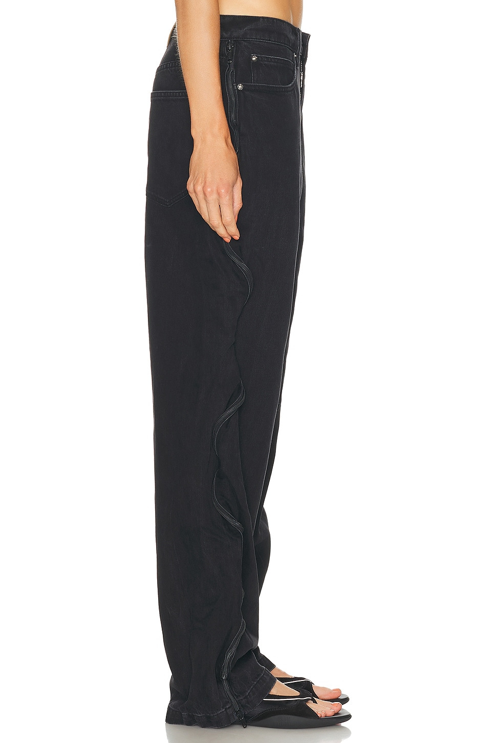Curved Zipper Horeshoe Leg - 4