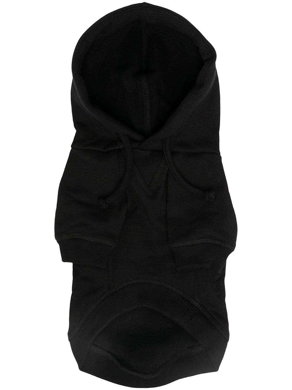 logo-print cotton hoodie - 1