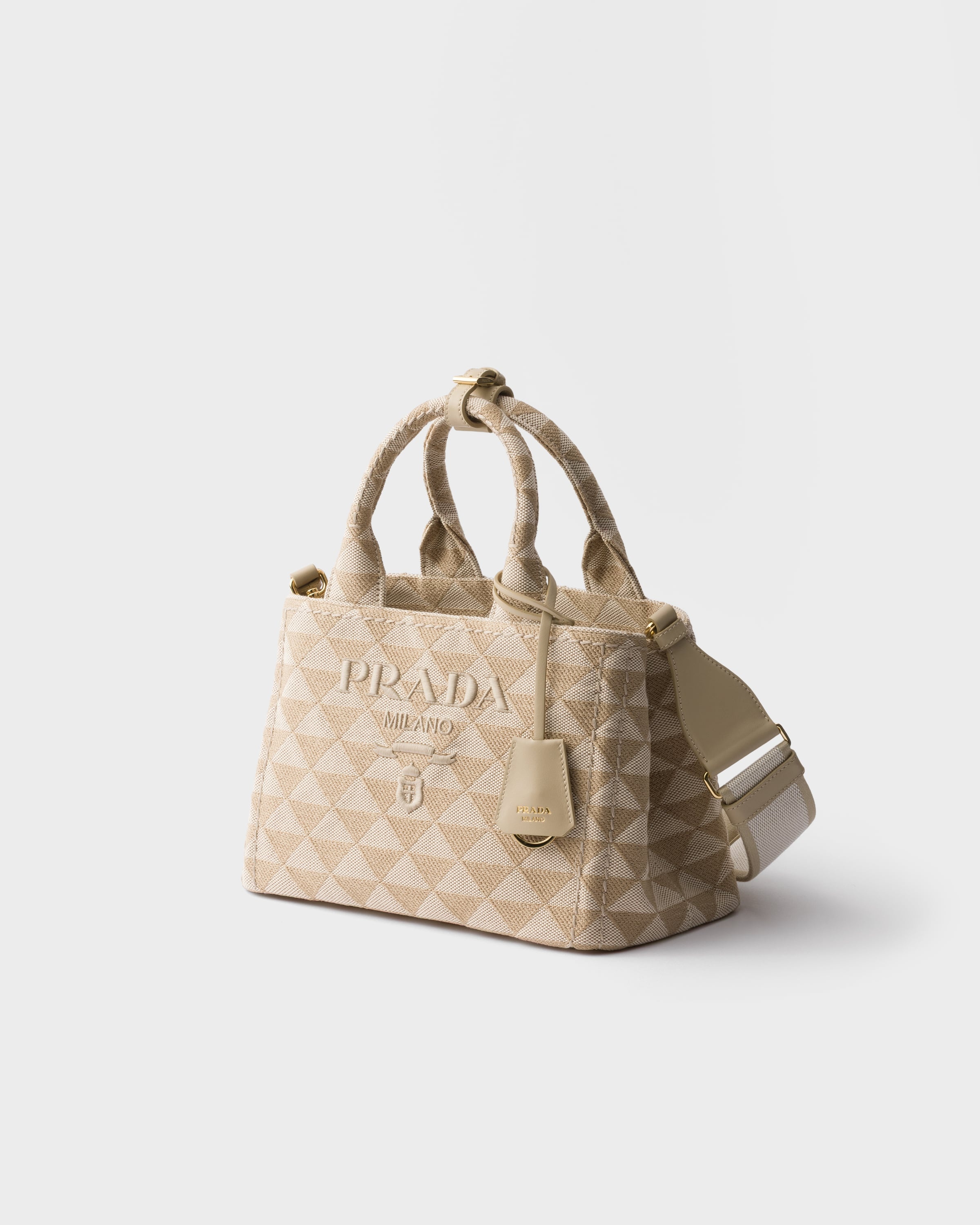 Small embroidered fabric handbag - 2