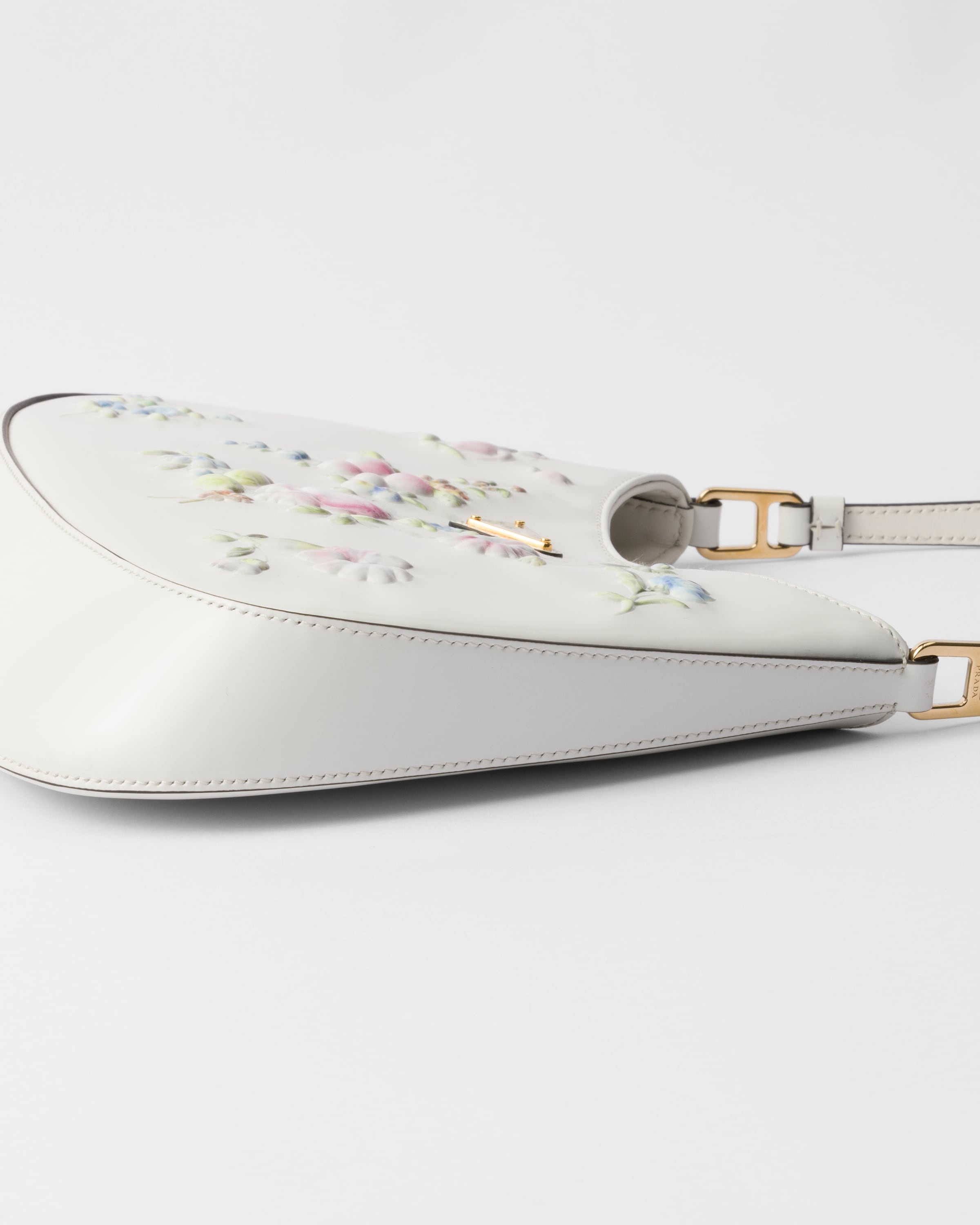 Prada Cleo printed brushed leather shoulder bag - 5