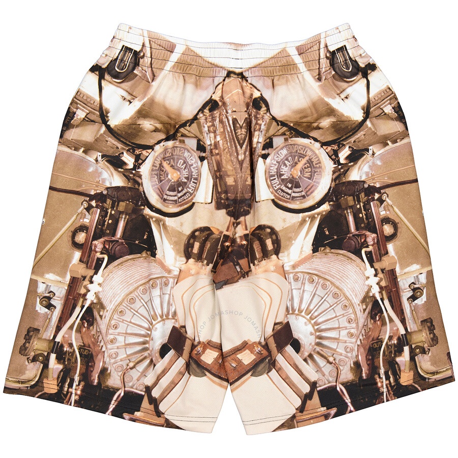Burberry Men's Bronze Stretton Wilford Mesh Shorts - 2