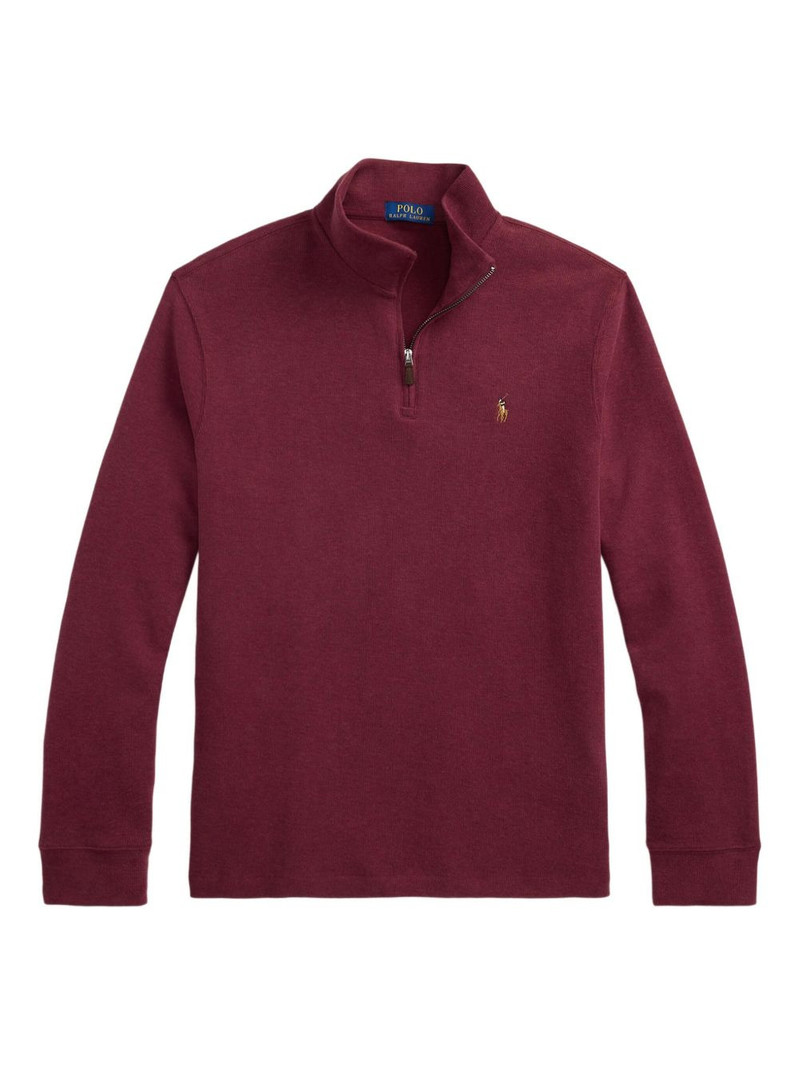 zip-neck sweater 1