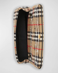 Burberry Lola Small Vintage Check Boucle Shoulder Bag