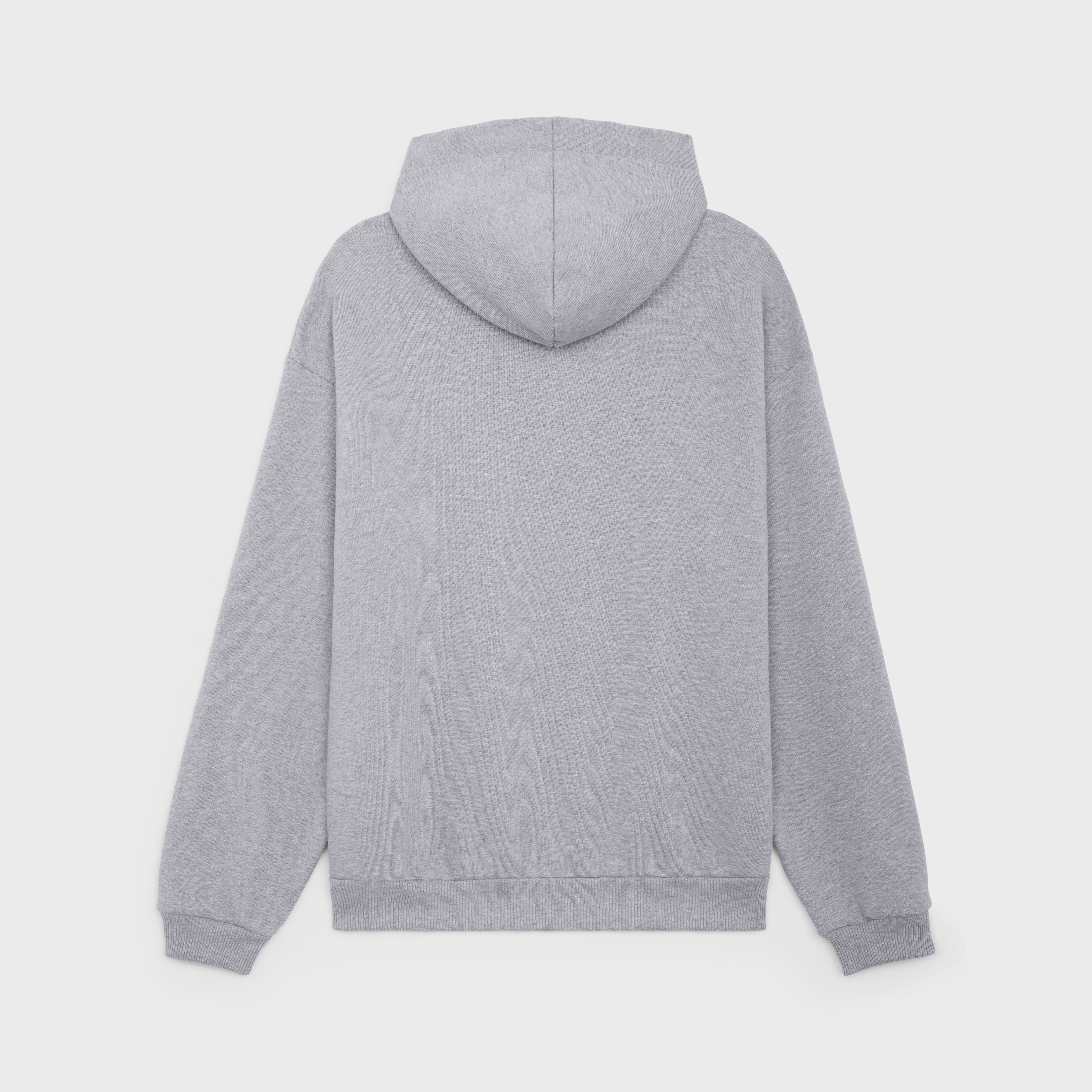 LOOSE HOODED SWEATSHIRT IN COTTON FLEECE - 2