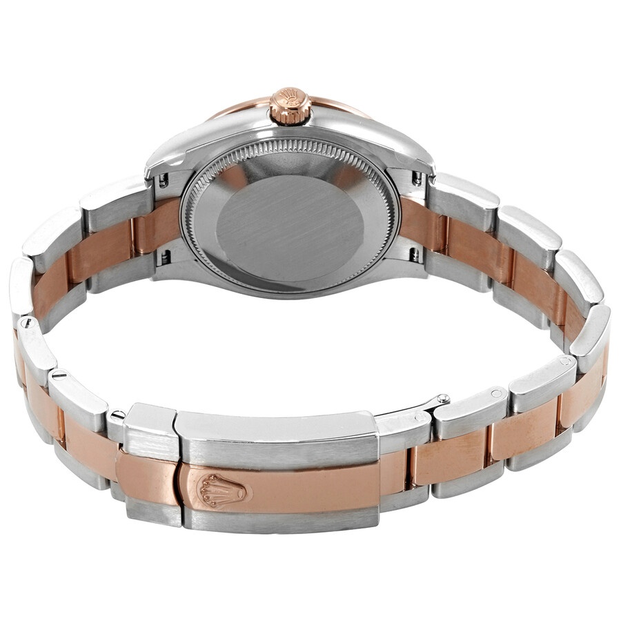 Rolex Datejust 31 Silver Diamond Dial Automatic Ladies Steel and 18kt Everose Gold Oyster Watch 2783 - 3