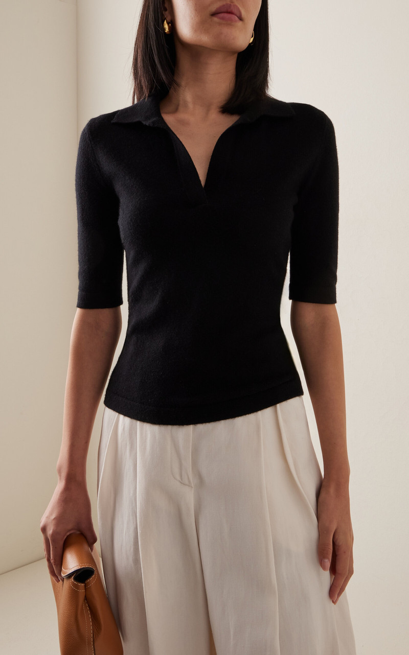 ROSETTA GETTY Wool-Cashmere Sweater black outlook