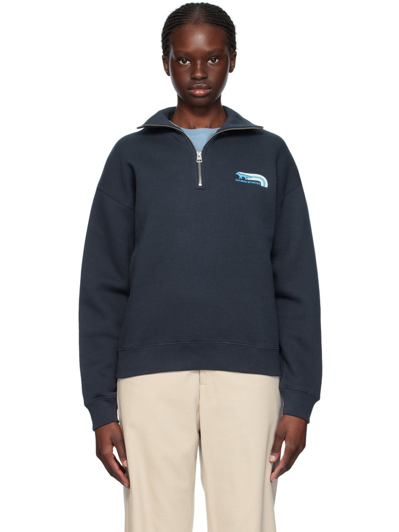 Navy Flash Fox Sweatshirt 1
