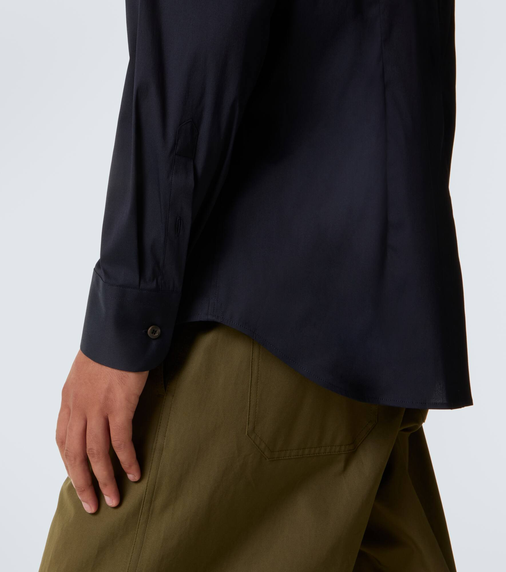 Cotton-blend shirt - 6