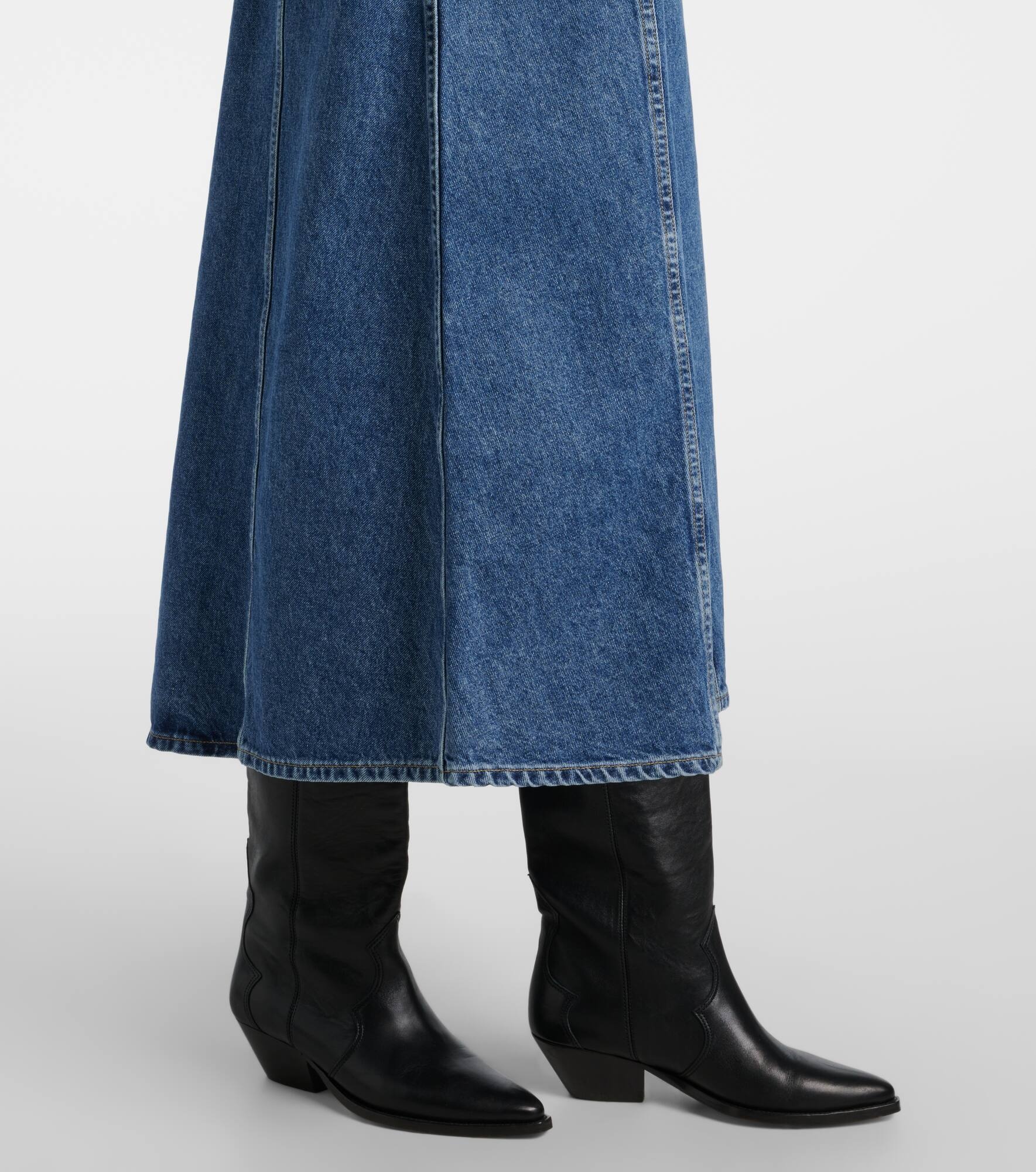 Idalene denim midi dress - 5