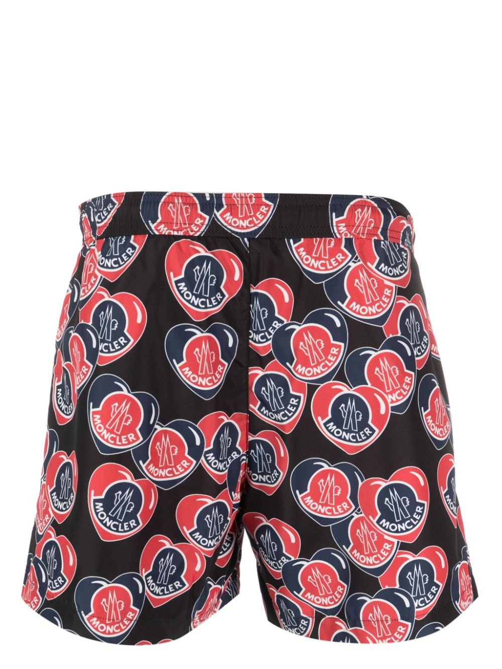 logo-print swim shorts - 2
