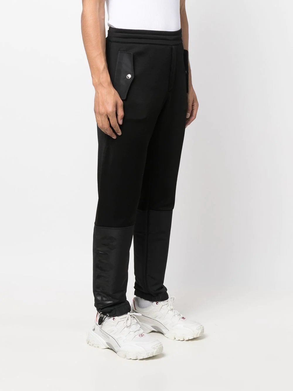 panelled tapered track pants - 3