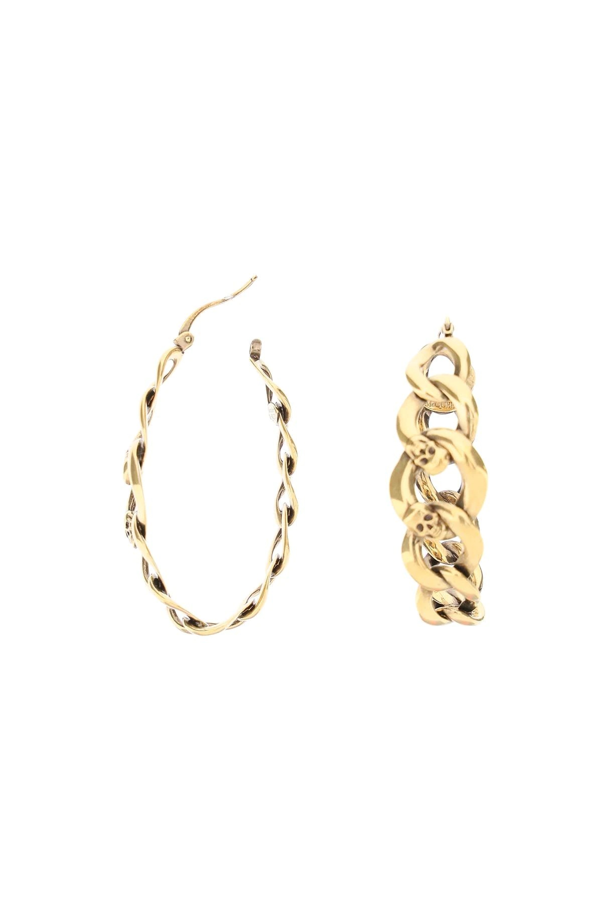 CHAIN HOOP EARRINGS - 3