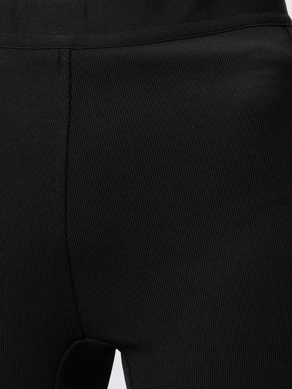 zip-cuff jersey leggings - 5