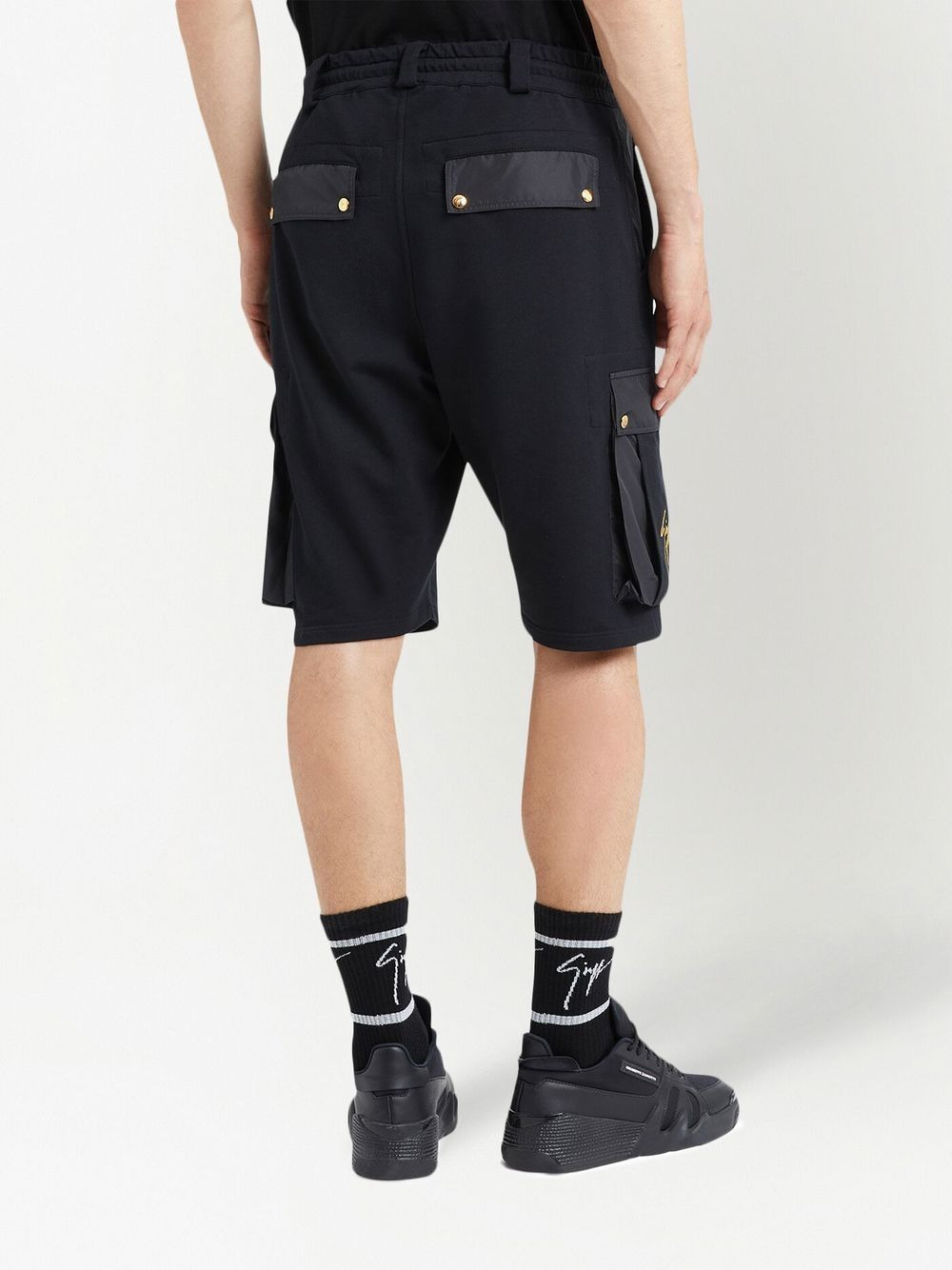 drawstring multi-pocket Bermuda shorts - 4