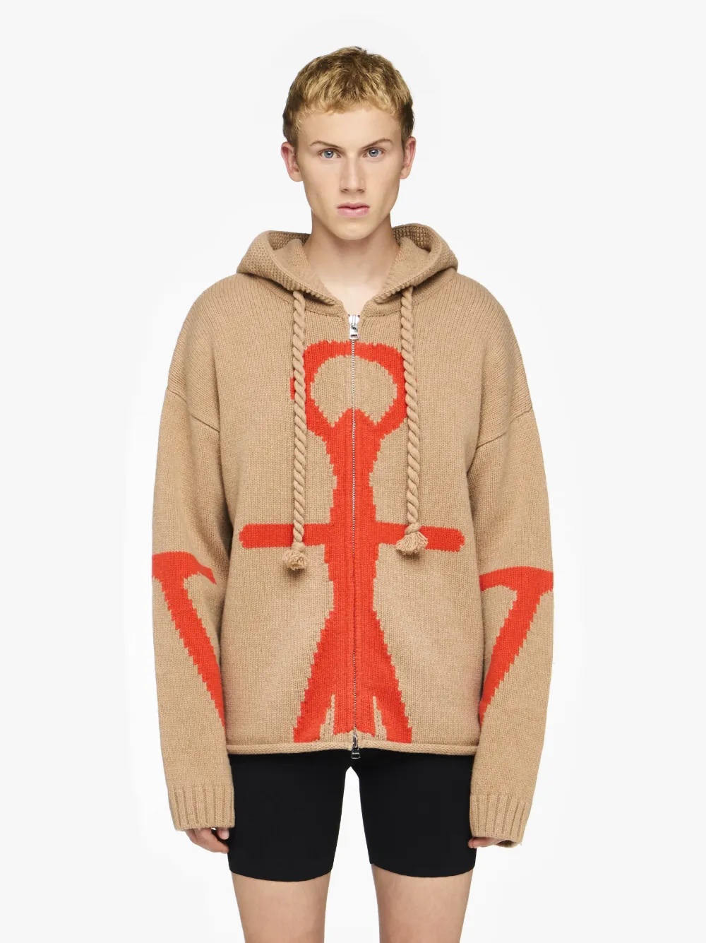 ANCHOR LOGO HOODIE WITH ZIP - 2
