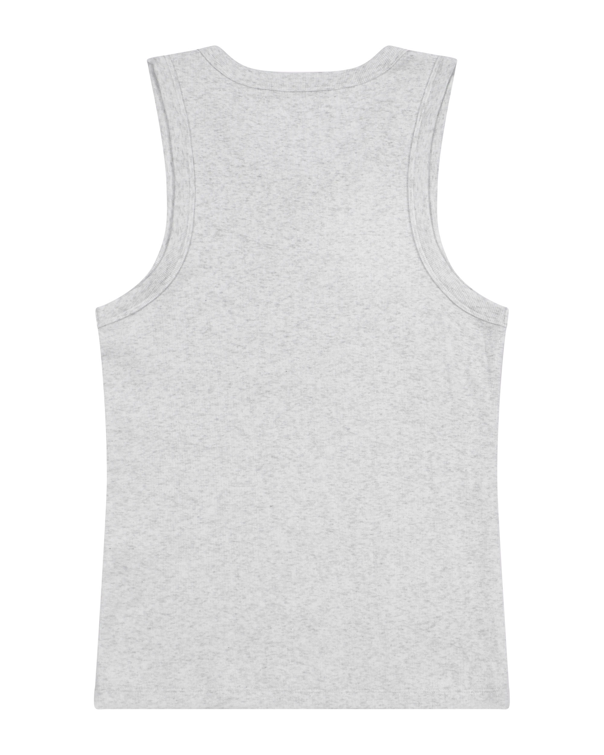 RIB TANK HEATHER GREY - 5