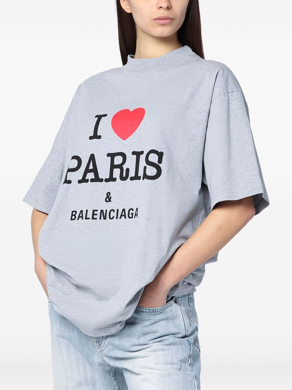 I Love Paris & Balenciaga T-shirt - 2
