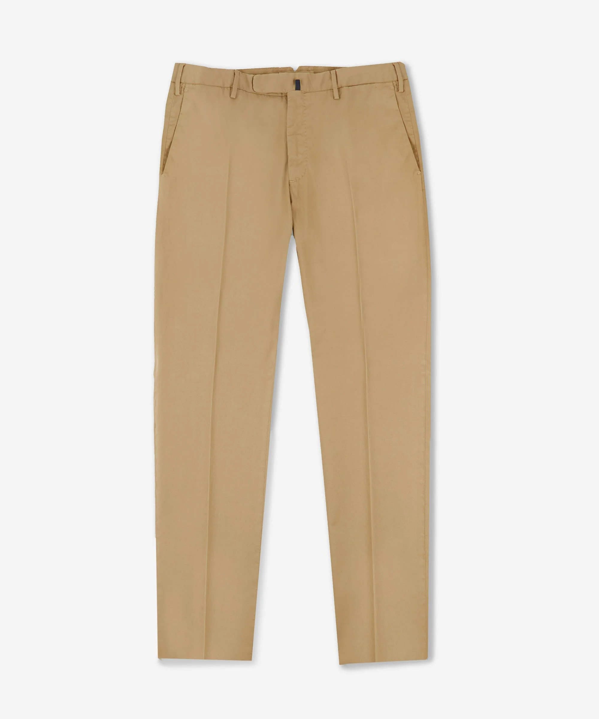 Slim-fit certified Royal Batavia cotton trousers - 1