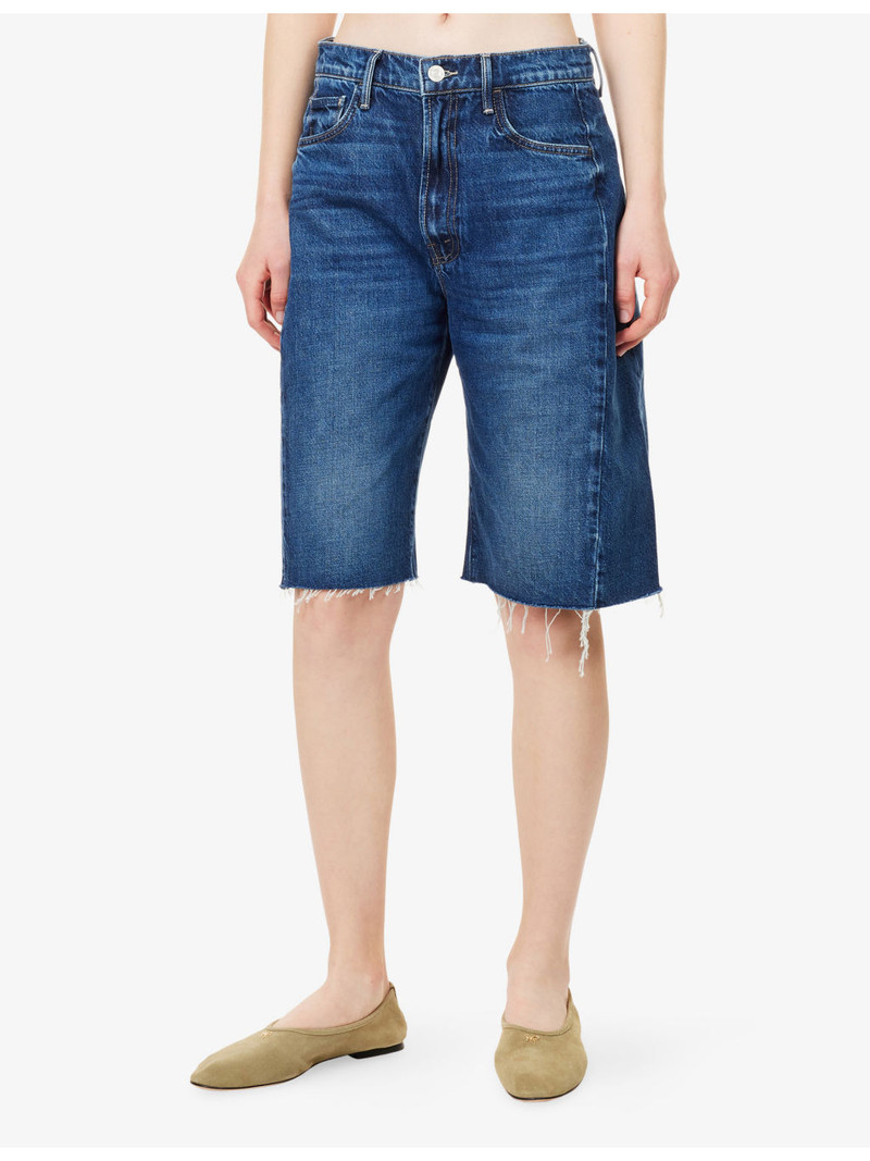 The Halfpipe Wide-Leg Denim Bermuda Shorts 3